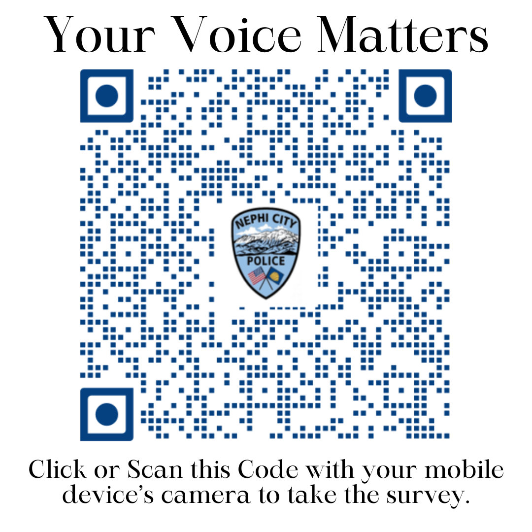 Your Voice Matters Police QR  Code